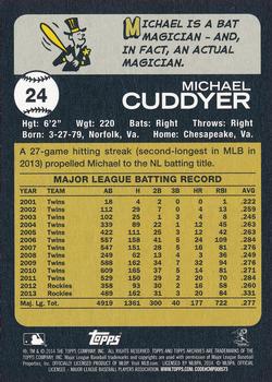 2014 Topps Archives #24 Michael Cuddyer Back