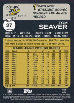 2014 Topps Archives #27 Tom Seaver Back