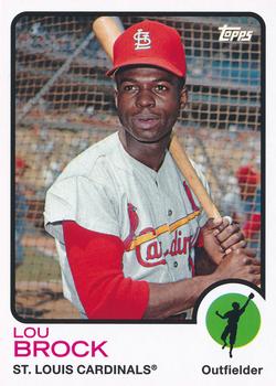 2014 Topps Archives #45 Lou Brock Front