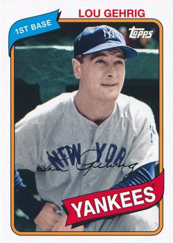 2014 Topps Archives #51 Lou Gehrig Front
