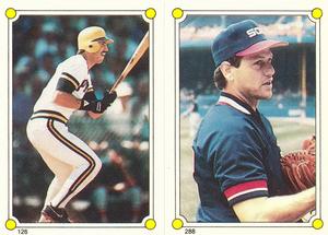 1987 Topps Stickers #126 / 288 Sid Bream / Carlton Fisk Front