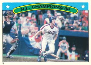 1987 Topps Stickers #13 N.L. Championship Series Front