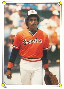 1987 Topps Stickers #224 Eddie Murray Front