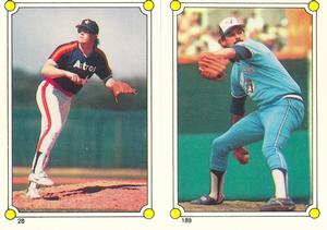 1987 Topps Stickers #28 / 189 Charlie Kerfeld / Jim Clancy Front
