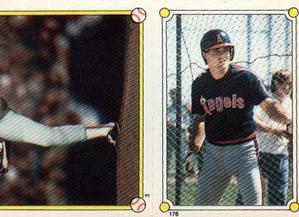 1987 Topps Stickers #3 / 176 Roger Clemens / Dick Schofield Front
