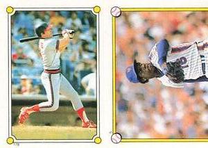 1987 Topps Stickers #5 / 178 Dwight Gooden / Brian Downing Front