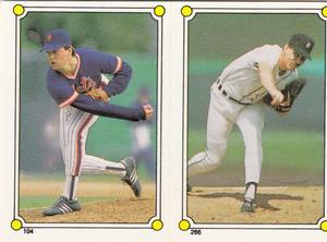 1987 Topps Stickers #104 / 266 Roger McDowell / Jack Morris Front