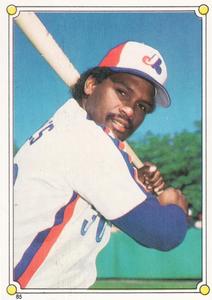 1987 Topps Stickers #85 Tim Raines Front