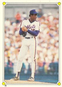 1987 Topps Stickers #96 Dwight Gooden Front