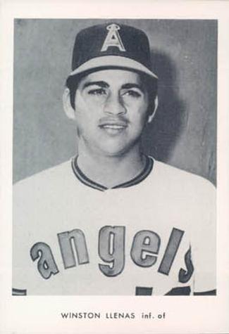 1972 California Angels Photocards #NNO Winston Llenas Front