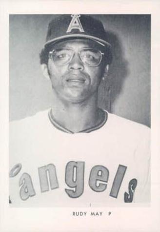 1972 California Angels Photocards #NNO Rudy May Front
