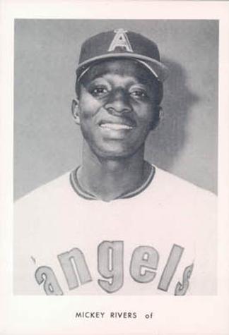1972 California Angels Photocards #NNO Mickey Rivers Front