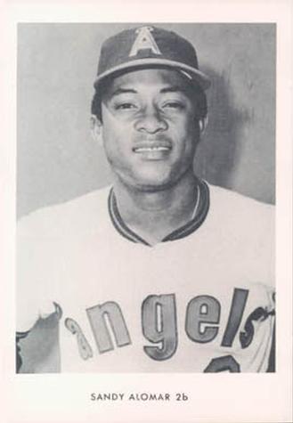 1972 California Angels Photocards #NNO Sandy Alomar Front