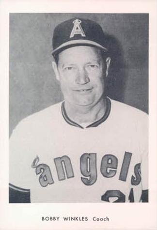 1972 California Angels Photocards #NNO Bobby Winkles Front