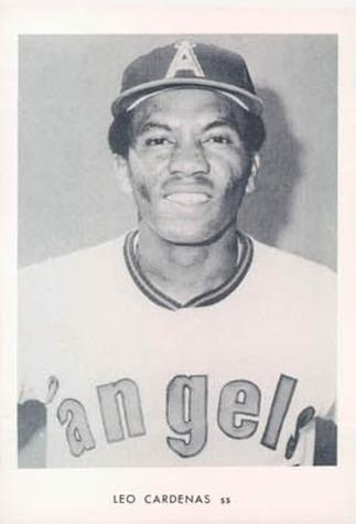 1972 California Angels Photocards #NNO Leo Cardenas Front