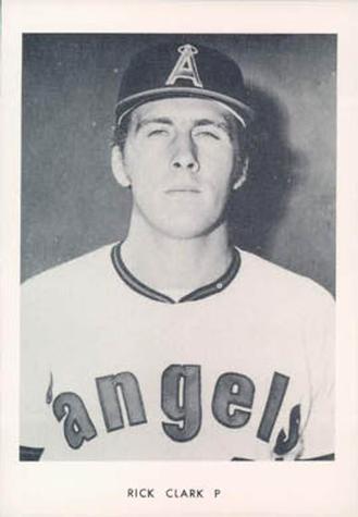 1972 California Angels Photocards #NNO Rick Clark Front