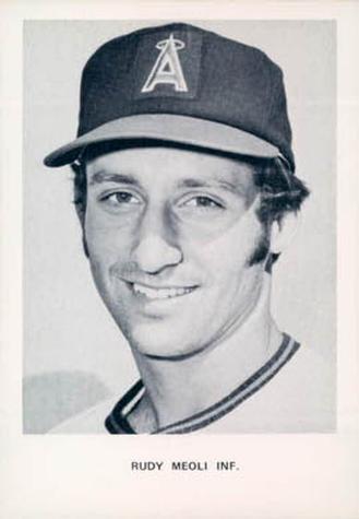 1973 California Angels Photocards #NNO Rudy Meoli Front