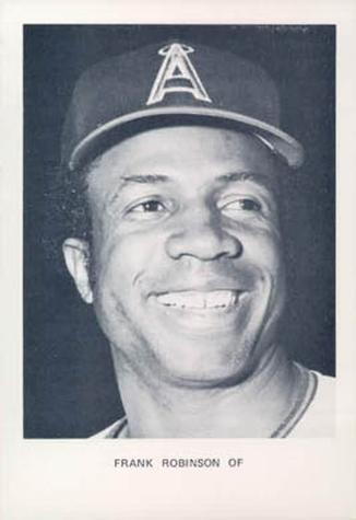 1973 California Angels Photocards #NNO Frank Robinson Front