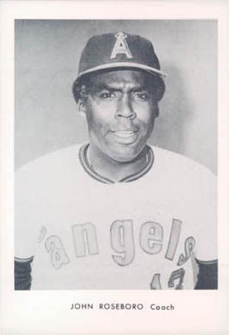 1973 California Angels Photocards #NNO John Roseboro Front