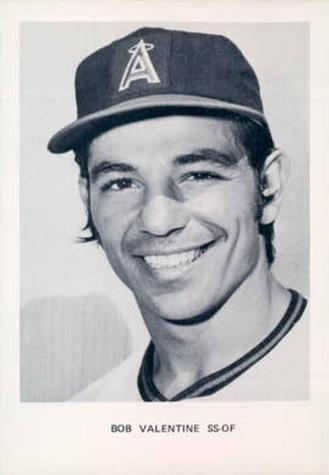 1973 California Angels Photocards #NNO Bobby Valentine Front