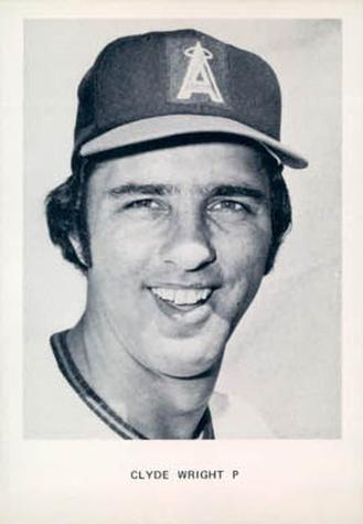 1973 California Angels Photocards #NNO Clyde Wright Front
