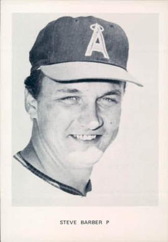 1973 California Angels Photocards #NNO Steve Barber Front