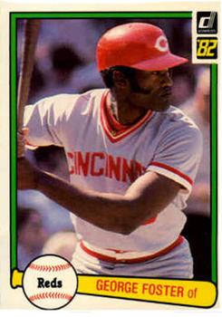 1982 Donruss #274 George Foster Front