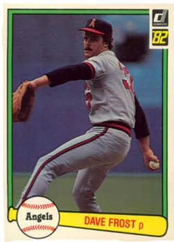 1982 Donruss #290 Dave Frost Front
