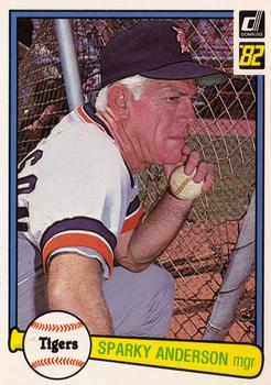 1982 Donruss #29 Sparky Anderson Front