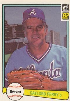 1982 Donruss #543 Gaylord Perry Front