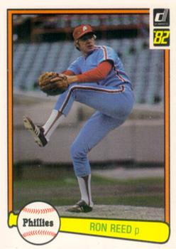 1982 Donruss #399 Ron Reed Front