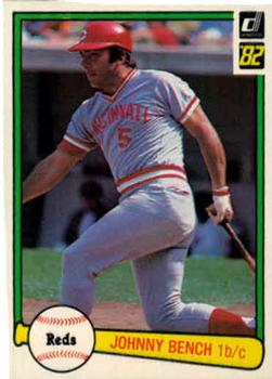 1982 Donruss #400 Johnny Bench Front
