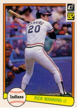 1982 Donruss #85 Rick Manning Front