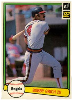 1982 Donruss #90 Bobby Grich Front