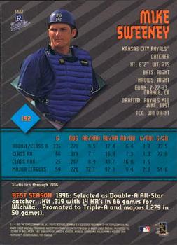 1997 Bowman's Best #192 Mike Sweeney Back
