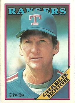 1988 O-Pee-Chee #121 Charlie Hough Front