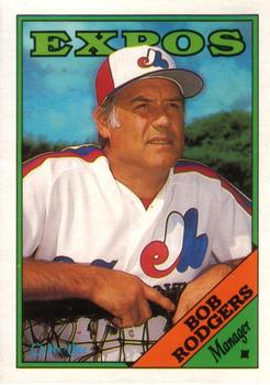 1988 O-Pee-Chee #134 Bob Rodgers Front