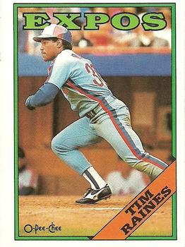 1988 O-Pee-Chee #243 Tim Raines Front