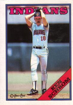 1988 O-Pee-Chee #256 Ken Schrom Front