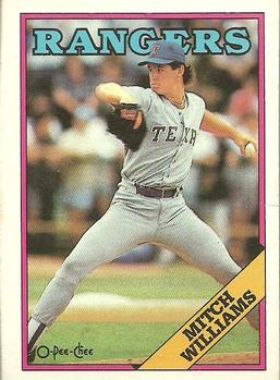 1988 O-Pee-Chee #26 Mitch Williams Front