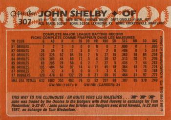1988 O-Pee-Chee #307 John Shelby Back