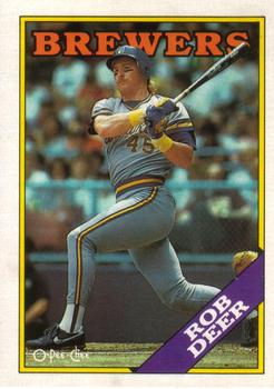 1988 O-Pee-Chee #33 Rob Deer Front