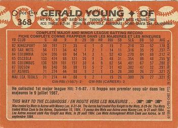 1988 O-Pee-Chee #368 Gerald Young Back