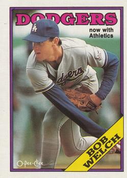 1988 O-Pee-Chee #118 Bob Welch Front