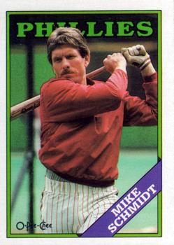 1988 O-Pee-Chee #321 Mike Schmidt Front