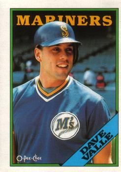 1988 O-Pee-Chee #83 Dave Valle Front