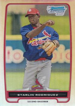 2012 Bowman Chrome - Prospects Refractors #BCP135 Starlin Rodriguez Front