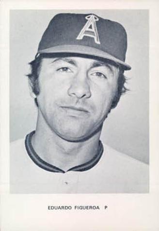 1974 California Angels Photocards #NNO Ed Figueroa Front