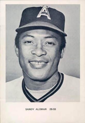 1974 California Angels Photocards #NNO Sandy Alomar Front