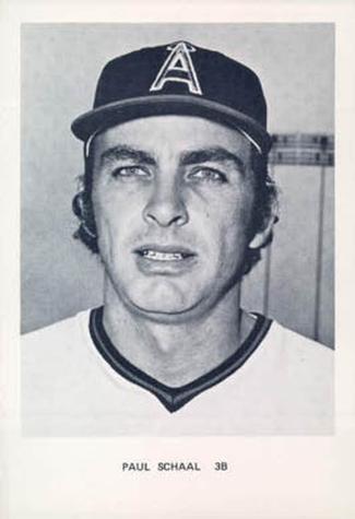 1974 California Angels Photocards #NNO Paul Schaal Front
